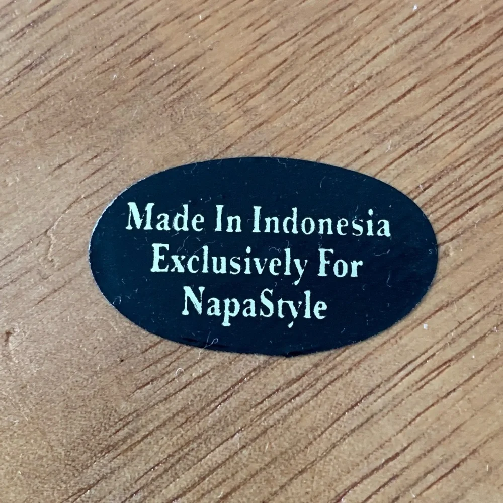 Napa style wooden tray